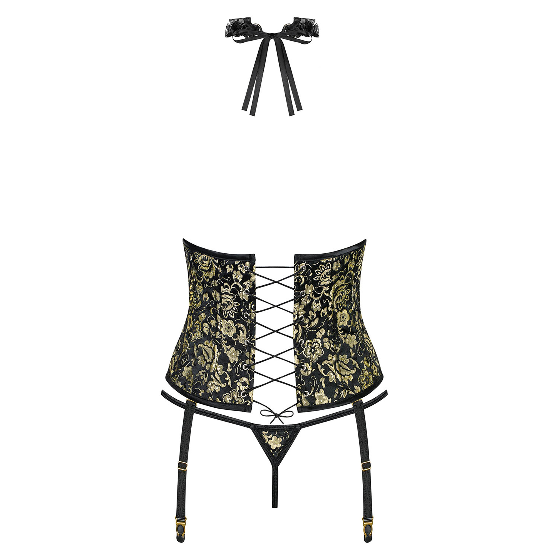Lingerie Sexy Femme Corset Shelle avec jarretelles détachables