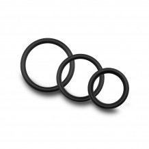 Pack 3 Anneaux Cockrings Silicone Bandoleros