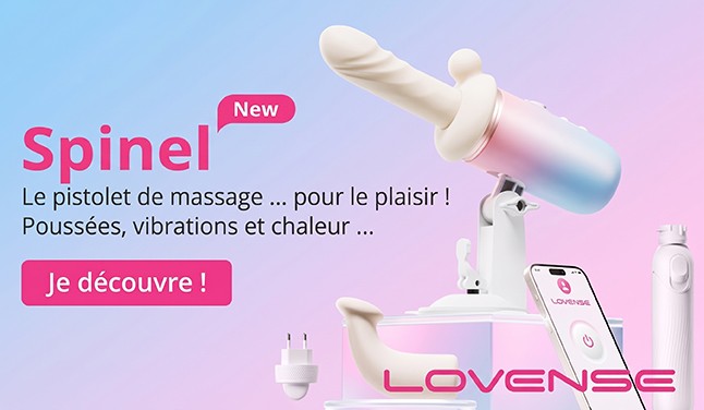 lovetoy Lovense Spinel couple télécommandé Bluetooth | Jouet vibrant puissant RueDesPlaisirs