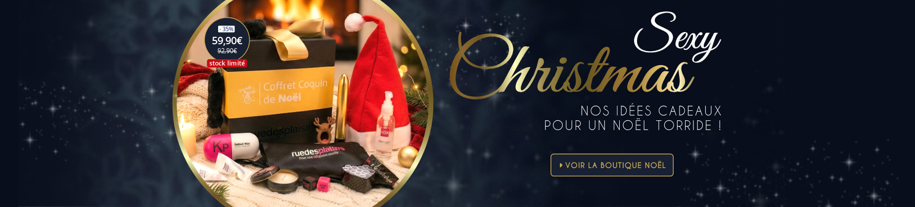 Idées cadeaux sexy pour Noël – coffrets érotiques, lingerie et jouets coquins à glisser sous le sapin