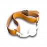 Coffret Baillon Boule ou Mors Carré Cuir Brun et Métal - photo 5