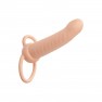 Dong Strap Ball Stretcher Ribbed Dual Penetrator - photo 2