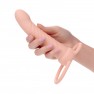 Dong Strap Ball Stretcher Ribbed Dual Penetrator - photo 3