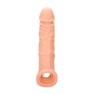 Gaine à Pénis Réaliste avec Cockring 21 cm - photo 3