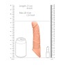 Gaine à Pénis Réaliste avec Cockring 21 cm - photo 7