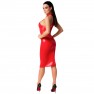 Robe Midi Orgia Rouge F354 - photo 3