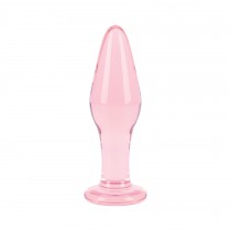 Plug Anal en Verre Rose Slim