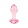 Plug Anal en Verre Rose Heart - photo 1