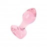 Plug Anal en Verre Rose Heart - photo 2