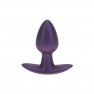 Plug Anal Silicone Couleur Métallique Small - photo 0