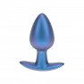Plug Anal Silicone Couleur Métallique Medium - photo 0
