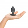 Plug Anal Silicone Couleur Métallique Large - photo 1