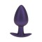 Plug Anal Silicone Couleur Métallique Large Violet