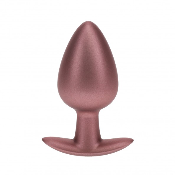 Plug Anal Silicone Couleur Métallique Large