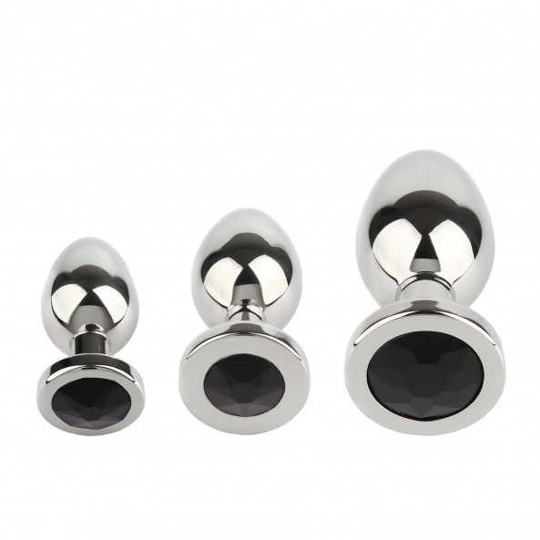 Bijou Anal Acier Jewled Butt Plug