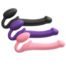 Strap-On Semi-Réaliste Bendable