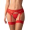 Porte-Jarretelles Aliosa Rouge Taille S/M