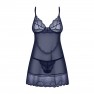Nuisette et string Nightly Blue - photo 3