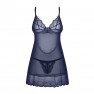 Nuisette et string Nightly Blue - photo 4