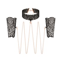 Collier et Menottes en Dentelle