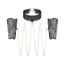 Collier et Menottes en Dentelle - photo 0