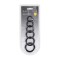 Pack 6 Cockrings en Silicone Noir