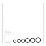 Pack 6 Cockrings en Silicone - photo 2