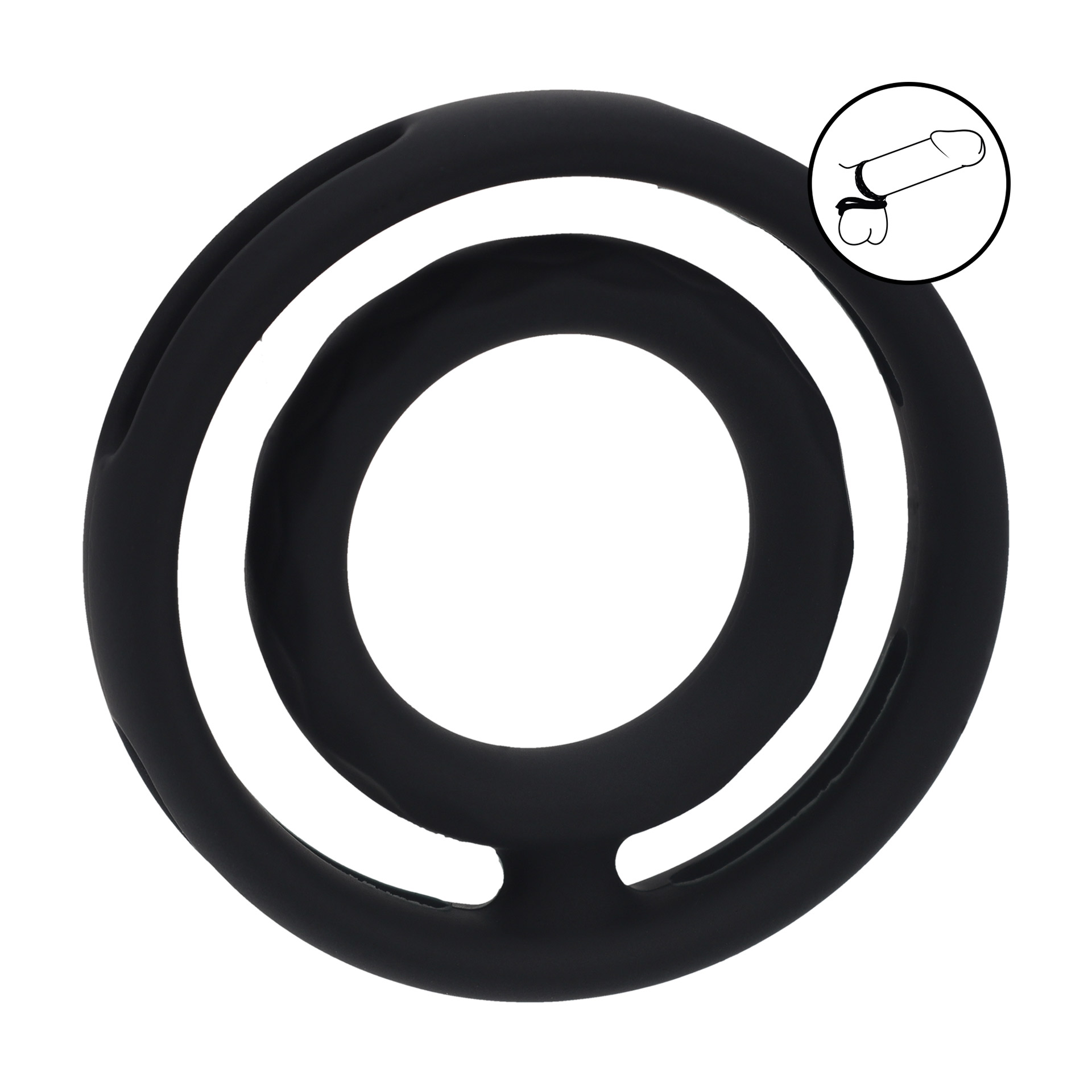 Cockring Grooved Silicone