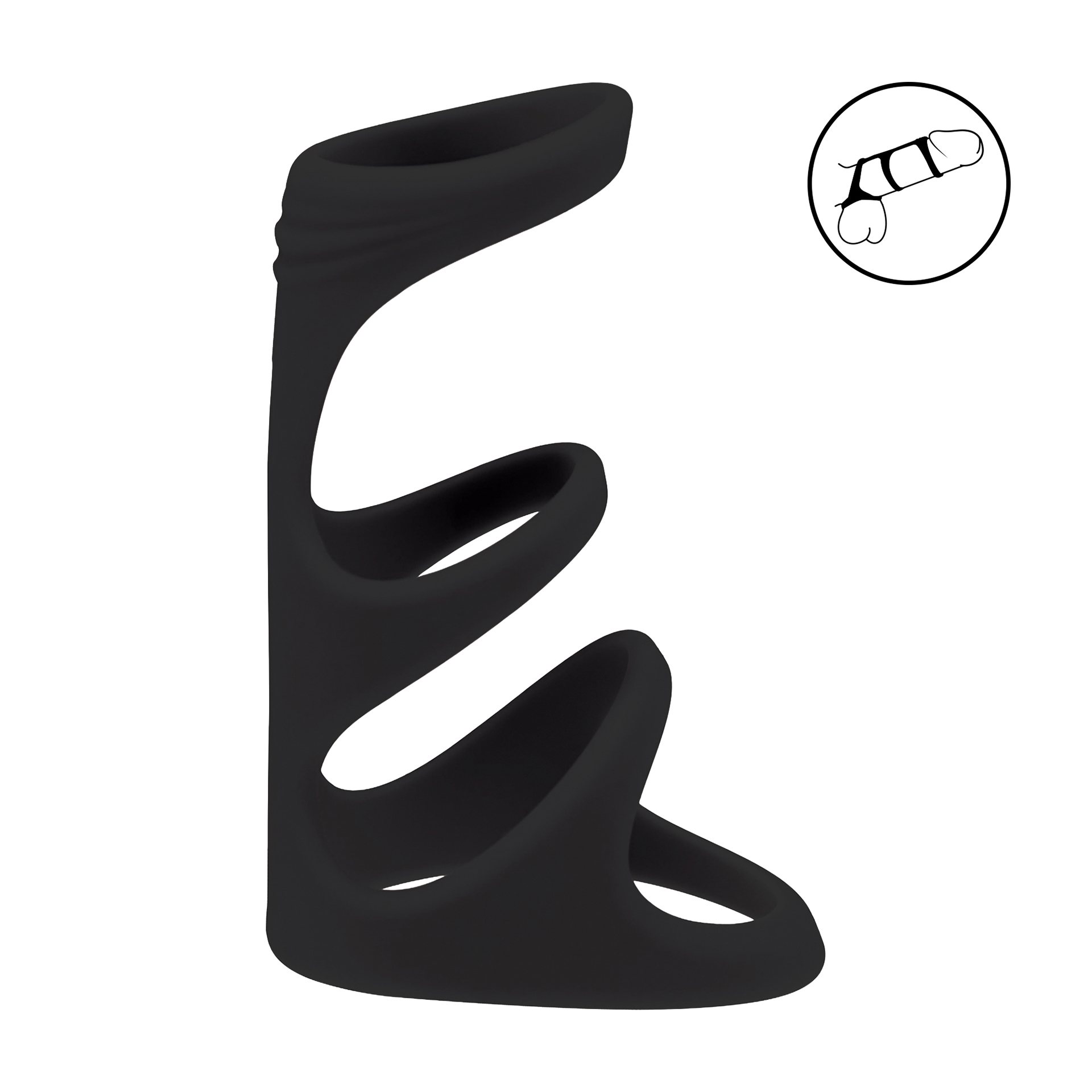 Cockring 3 Loop Silicone