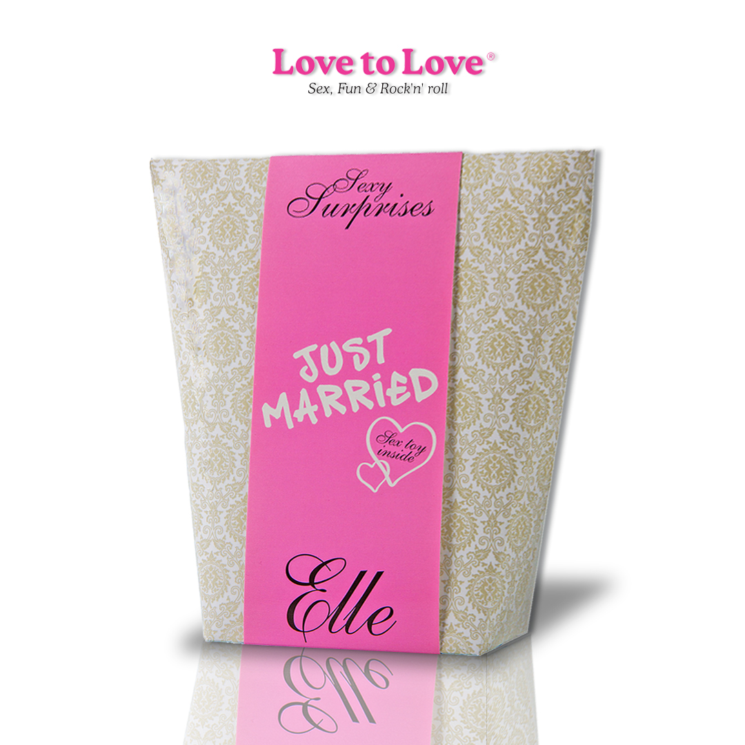 Pochette Sexy Just Married pour Elle