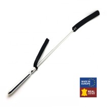 Cravache Métal et Cuir 70 cm