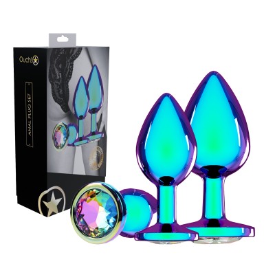 Coffret 3 Plugs Anal Collection Venise Image