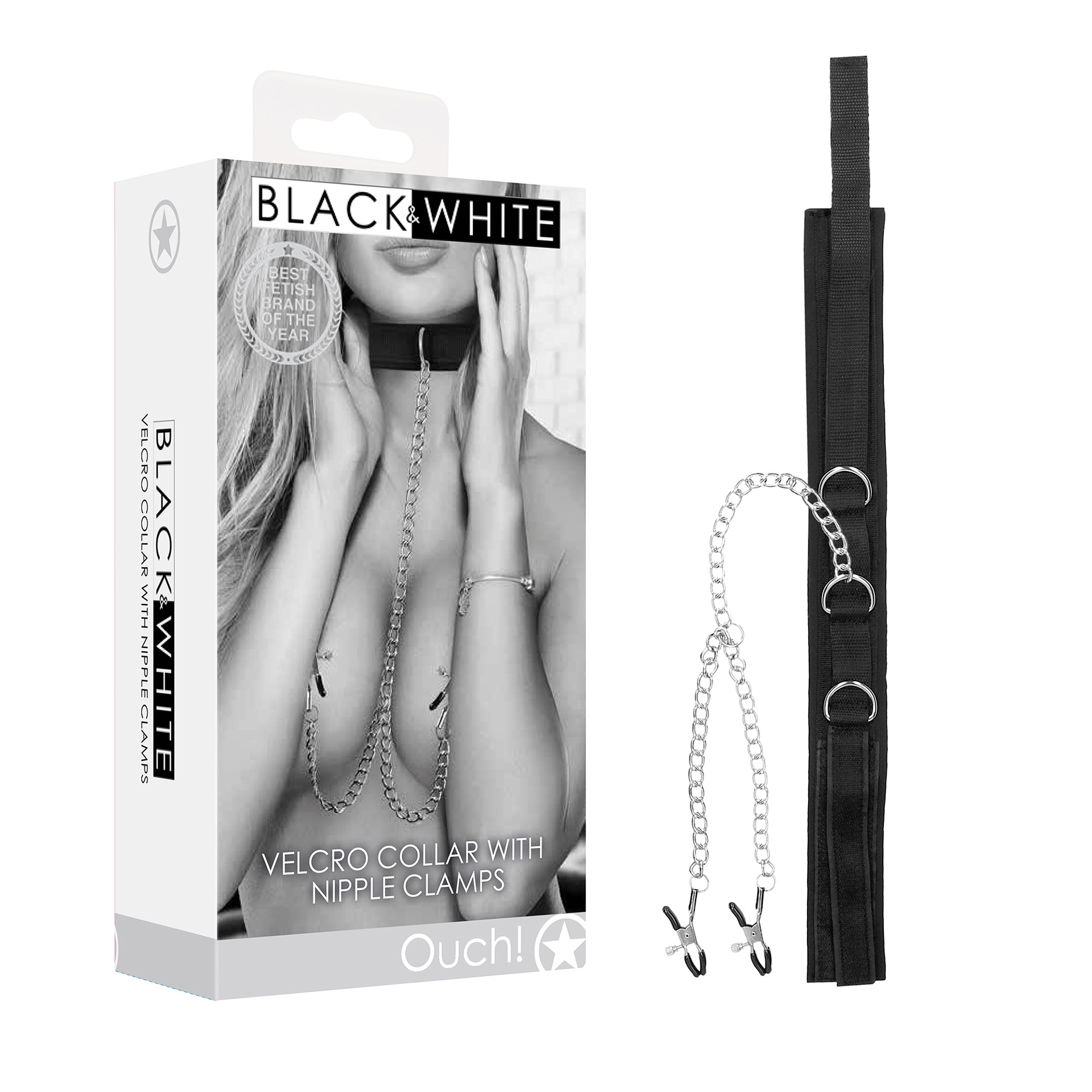 Collier Velcro avec Pinces à Seins