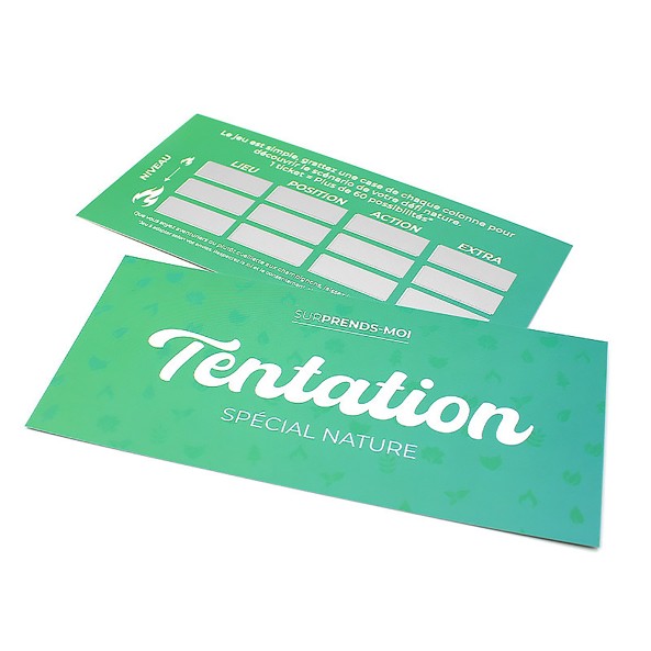 Carte à Gratter Tentation Spécial Nature