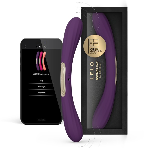 Double Vibromasseur Boomerang