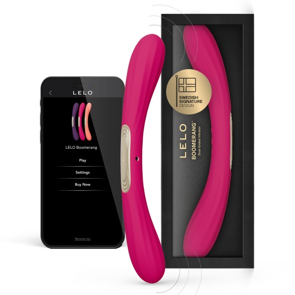 Double Vibromasseur Boomerang