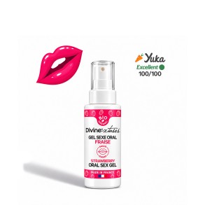 Gel Sexe Oral Bio Fraise