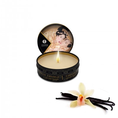 Mini Bougie de Massage Lueur et Caresse Vanille