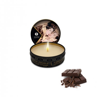 Mini Bougie de Massage Lueur et Caresse Chocolat