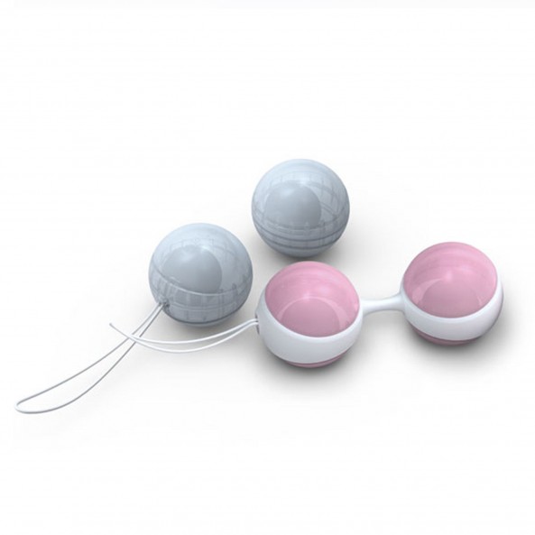 Boules de Geisha Beads Mini Rose/Bleu