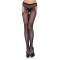 Collant Résille Ouvert Noir Taille Unique