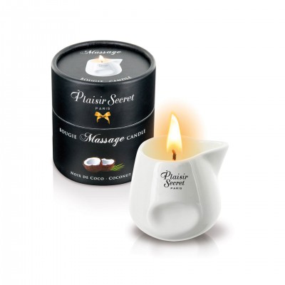 Bougie de Massage - PLAISIRS SECRETS Noix de Coco