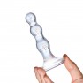 Plug Anal en Verre Triple Play Beaded - photo 2