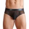 Slip Ouvert Transparent Noir Taille S