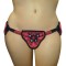 Harnais Red Lace Grande Taille Rouge