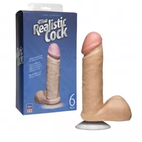 Gode Ventouse Vac-u-Lock The Realistic Cock 18 cm