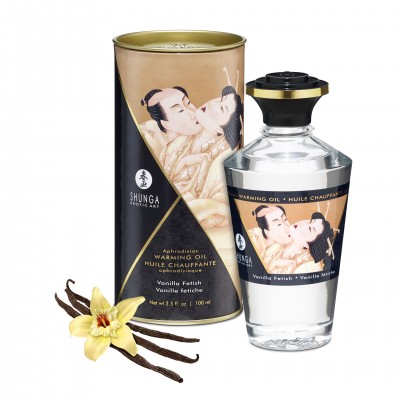 Huile Aphrodisiaque Chauffante Comestible Vanille