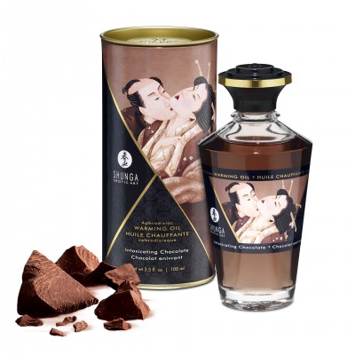 Huile Aphrodisiaque Chauffante Comestible Chocolat