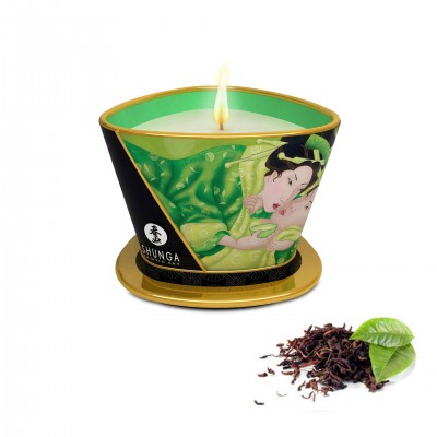 Bougie de Massage Lueur et Caresse Thé Vert