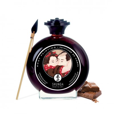 Peinture Corporelle Embrassable Chocolat Noir Image